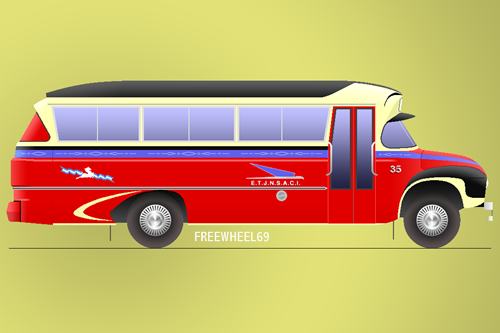 Bedford J6LZ1 - Gnecco Superamérica - Jorge Newbery
Línea 183 - Interno 35
