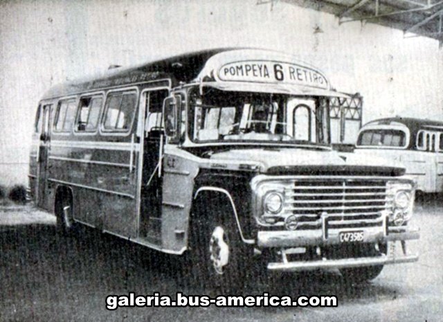 Ford B 600 - El Indio - M.O. Seis
C 473585
Línea 6 - Interno 47

