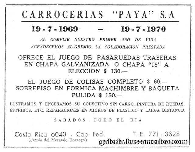 Publicidad Payá
Hoy se cumple el 43º aniversario de su fundación
