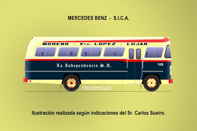 Mercedes Benz L312 frontalizado - S.I.C.A. - La Independencia
