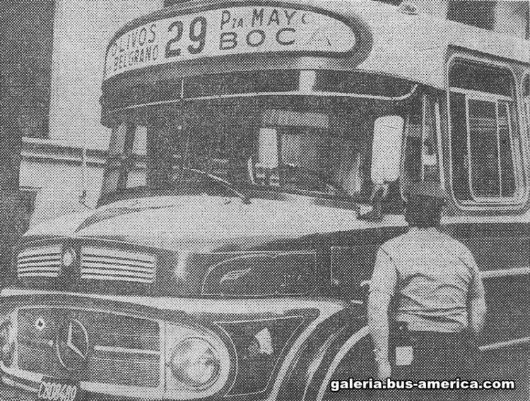 Mercedes-Benz LO 1114 - El Indio
E. de Transp. Pedro de Mendoza S.A. - Línea 29
