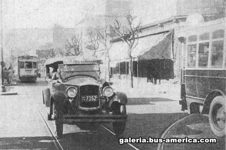 Hupmobile (en Argentina) - Tranvía, colectivo y ómnibus
[Datos de derecha a izquierda]
