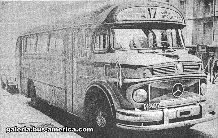 Mercedes-Benz LO 1114 - El Cóndor - Línea 17
C 484672
Línea 17 - Interno 239
Foto: revista El Auto Colectivo
