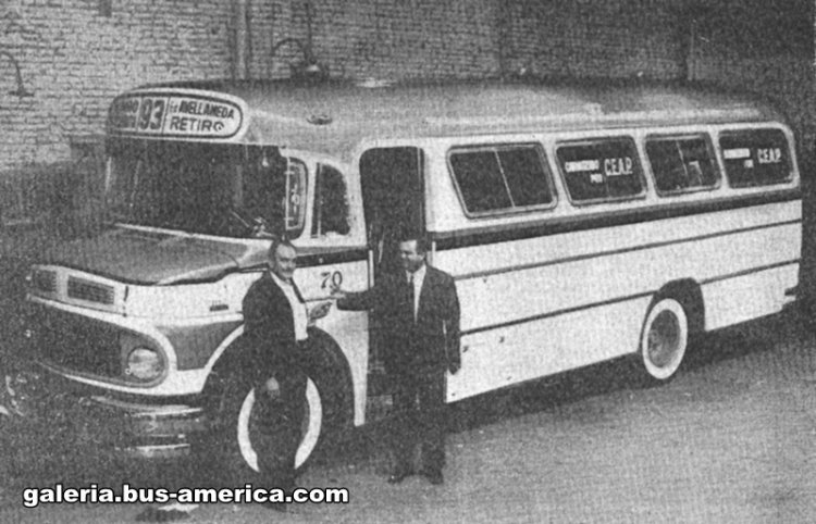 Mercedes-Benz LO 1114 - C.E.A.P. - La Nueva Era
Línea 93 - Interno 70
Primer coche carrozado por C.E.A.P.
Nómina del primer año de producción.
