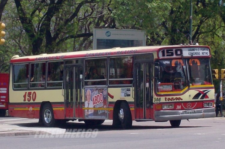 Mercedes-Benz OH 1621 L - Ei-Var -T.A.R.S.A.
CCB 427
Línea 150 - Coche 344
