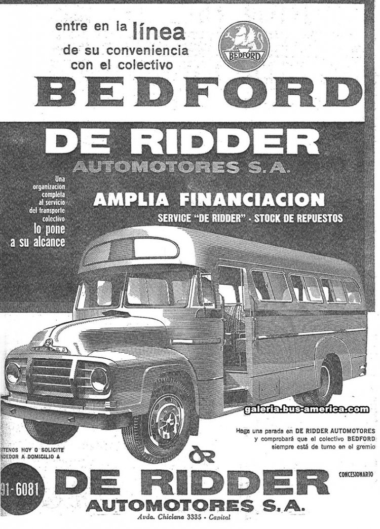 Publicidad De Ridder (concesionaria Bedford De Ridder)
