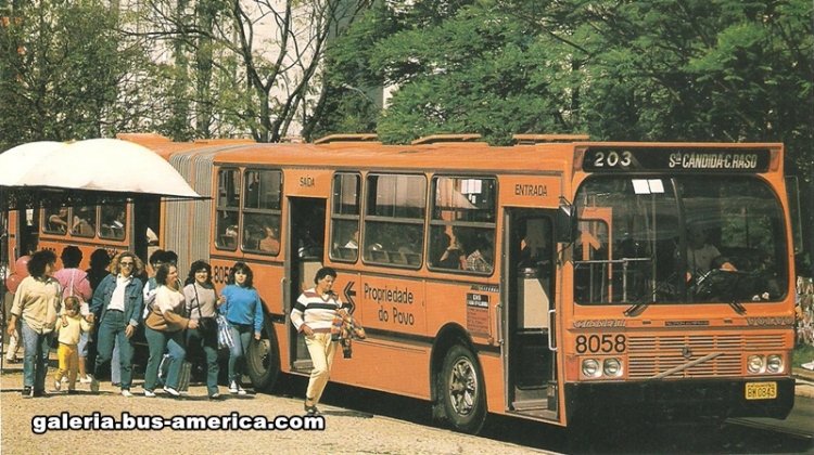 Volvo B 58 - Ciferal Padron Alvorada
Línea 203 - Interno 8058
