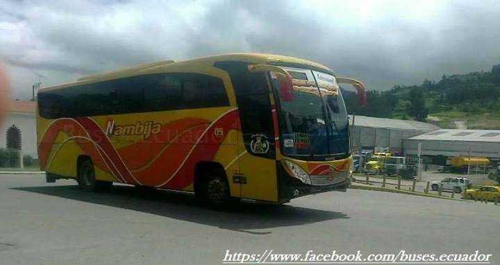 Hino AK - Megabuss Cruzero I - Nambija
Foto tomada del facebook de BUSES ECUADOR

