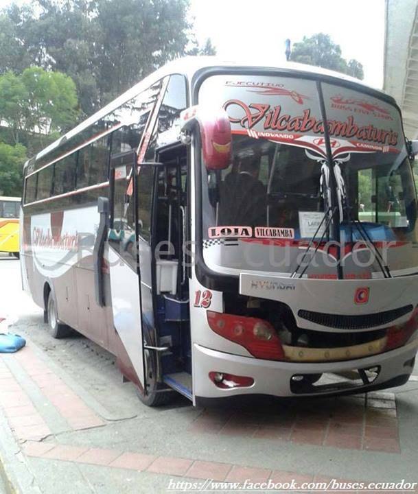 Hyundai - Olimpica - Vilcabamba Turis
Foto tomada del facebook de BUSES ECUADOR
