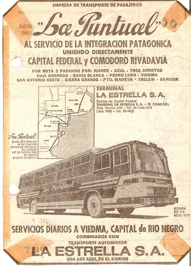 La Puntual
publicidad de la puntual
Extraido de : www.solobus.com.ar
Colección : Alex Monsalve
