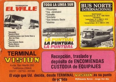 La Puntual
Publicidad extraída de Busmania
Colección: Jorge Fernando del Rio
