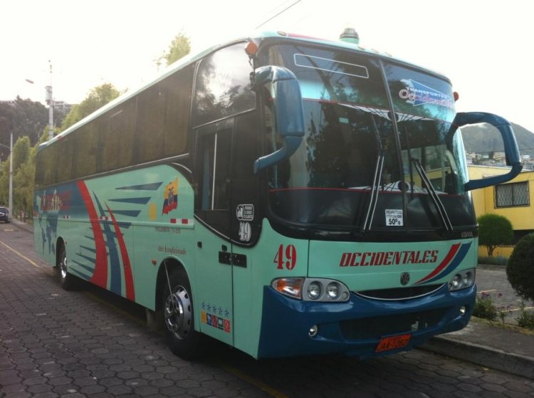 Volkswagen 17-210 OD - COMIL Campione 3.45 (reformado en Ecuador) - Trans. Occidentales 
JAA 1262
Fotografia: TOMADA DEL FACE BOOK DE TRANSPORTES OCCIDENTALES por Juanca Durán
CARROCERIA ADAPTADA A CHASIS VOLKSWAGEN  REFORMADO EN ECUADOR
Palabras clave: MOVIL 49 