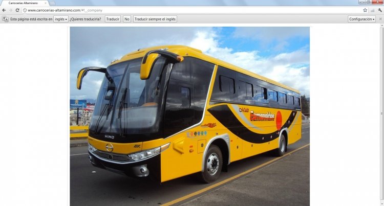 Juanca Durán / ALTAMIRANO 
FOTO EXTRAIDA DE PAGINA WEB CARROCERIAS ALTAMIRANO 
Palabras clave: MOVIL 22