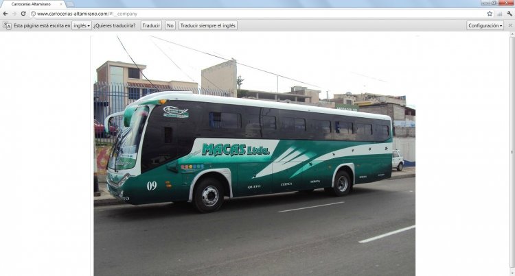 Juanca Durán / ALTAMIRANO 
IMAGEN EXTRAIDA DE PAGINA WEB TALLERES ALTAMIRANO  (AMBATO- ECUADOR)
Palabras clave: MOVIL 09 