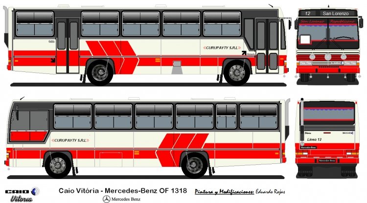 Mercedes-Benz OF 1318 - Caio Vitoria (En Paraguay) - Curupayty
