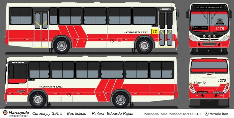 Marcopolo Torino G7 (para Paraguay) - Curupayty S.R.L
Bus Ficticio
Palabras clave: Marcopolo Torino
