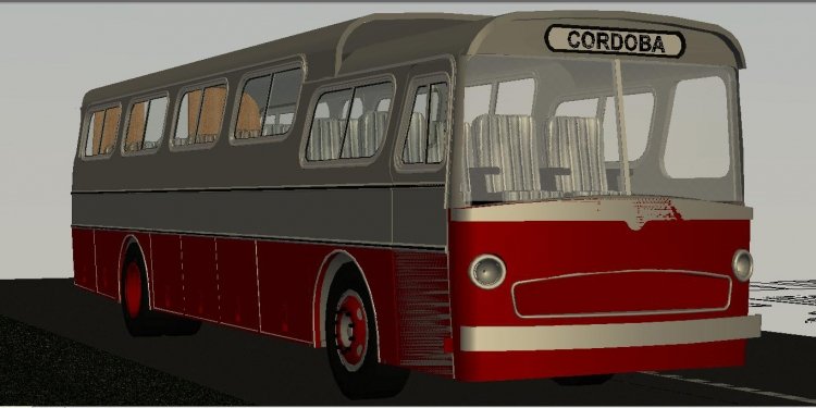 Dibujo en 3D autocad con asignacion de materiales
CARROCERIA LA PORTEÑA MENDOZA
