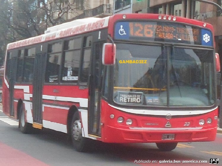 Agrale MT 15.0 LE - Todo Bus Pompeya II - Cárdenas
OYK 659
Línea 126 (Buenos Aires) - Interno 22 [julio 2015 - agosto 2020]
(Unidad ya renovada)

Foto: "Truku" Gambadiez
Colección: Charly Souto

Palabras clave: Cárdenas - Interno 22