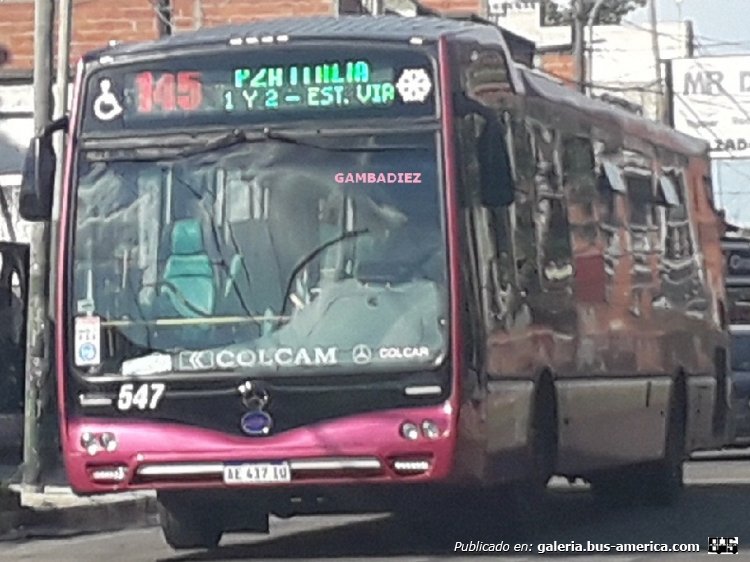 Mercedes-Benz O-500 U - Nuovobus Cittá - Rosario Guaraní
AE 417 IU
Línea 145 (Buenos Aires) - Interno 547

Foto: "Truku" Gambadiez
Colección: Charly Souto
Palabras clave: Rosario Guaraní - Interno 547
