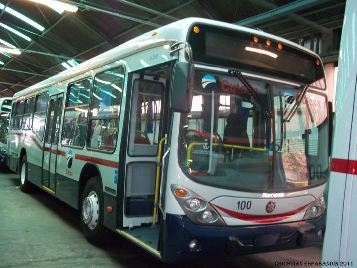 MARCOPOLO (en Uruguay) CUTCSA - 100
Foto: Christian Espasandín
Colección: Charly Souto 
Palabras clave: CUTCSA - 100