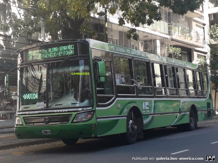 Mercedes-Benz O-500 U - Italbus Tropea - Sur-Nor
MQL 502

Línea 15 (Buenos Aires) - Interno 116 [desde Abril 2019]
Ex Línea 152 (Buenos Aires) - Interno 44 [diciembre 2018 - febrero 2019]
Ex Línea 152 (Buenos Aires) - Interno 34 [abril 2017 - diciembre 2018]
Ex Línea 152 (Buenos Aires) - Interno 73 [mayo 2013 - abril 2017]

Foto: "Truku" Gambadiez
Colección: Charly Souto
Palabras clave: Sur-Nor - Interno 116