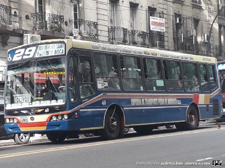 Mercedes-Benz OH 1618 L-SB - Nuovobus - Pedro de Mendoza
MFN 510
Línea 29 (Buenos Aires) - Interno 40

Foto: "Truku" Gambadiez
Colección: Charly Souto
Palabras clave: Pedro de Mendoza - Interno 40
