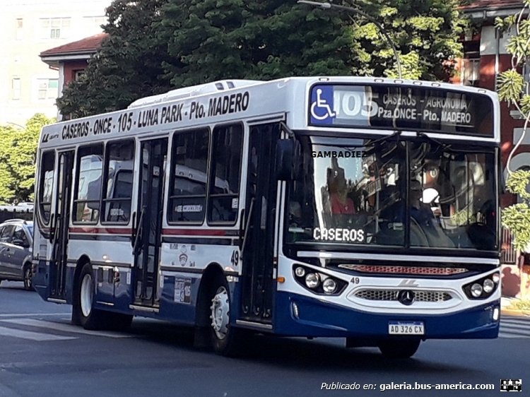 Mercedes-Benz OH 1621 L-SB - Ugarte Europeo - Transportes América
AD 326 CX
Línea 105 (Buenos Aires) - Interno 49

Foto: "Truku" Gambadiez
Colección: Charly Souto
Palabras clave: Transportes América - Interno 49