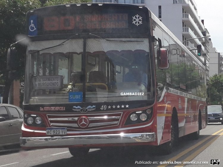 Mercedes-Benz O-500 U - La Favorita Favorito GR - Nueva Chicago
AC 921 YV
Línea 80 (Buenos Aires) - Interno 40

Foto: "Truku" Gambadiez
Colección: Charly Souto
Palabras clave: Nueva Chicago - Interno 40