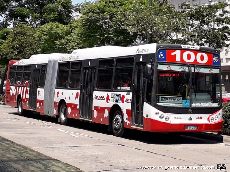 Agrale MT 27.0 LE - Todo Bus Pompeya III - T.A.R.S.A.
AE 094 JM
Línea 100 (Buenos Aires) - Interno 4832

Foto: "Truku" Gambadiez
Colección: Charly Souto
Palabras clave: T.A.R.S.A. - Interno 4832