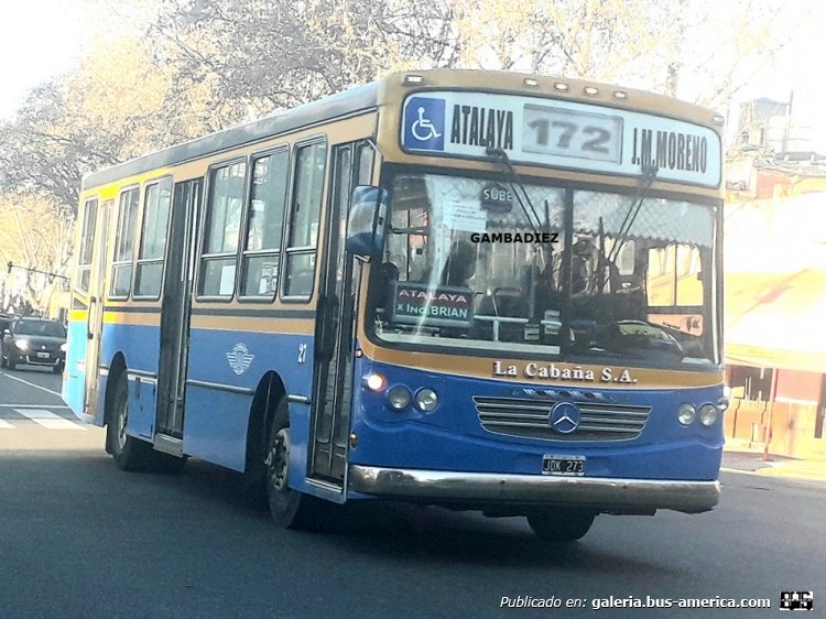 Mercedes-Benz OH 1618 L-SB - La Favorita Favorito GR - La Cabaña
JDK 273
Línea 172 (Buenos Aires) - Interno 27
Ex línea 92 (Buenos Aires) - Interno 46
Ex línea 92 (Buenos Aires) - Interno 25
Ex línea 92 (Buenos Aires) - Interno 68

Foto: "Truku" Gambadiez
Colección: Charly Souto
Palabras clave: La Cabaña - Interno 27