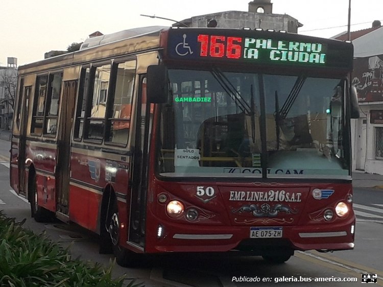 Mercedes-Benz OH 1721 L-SB - Bi-Met 2010 36/16 - Linea 216 S.A.T.
AE 075 ZH
Línea 166 (Buenos Aires) - Interno 50

Foto: "Truku" Gambadiez
Colección: Charly Souto
Palabras clave: Linea216 S.A.T. - Interno 50