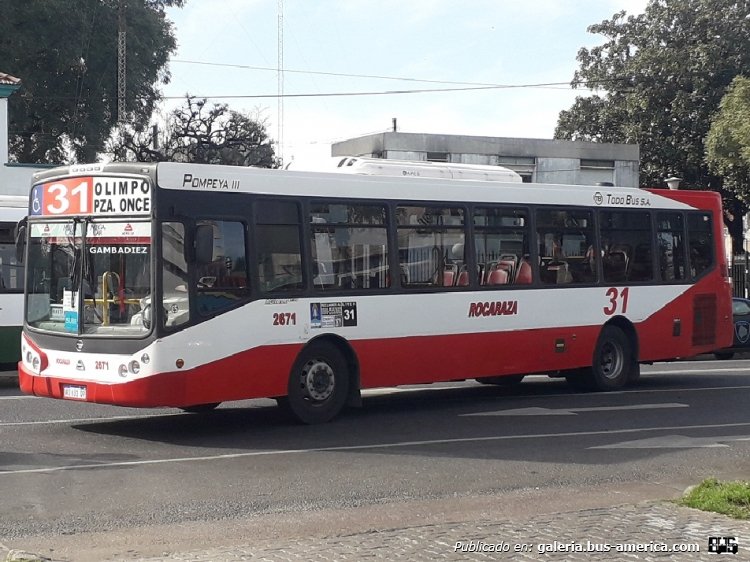 Agrale MT 17.0 LE - Todo Bus Pompeya III - Rocaraza
AD 631 QP
Línea 31 (Buenos Aires) - Interno 2671

Foto: "Truku" Gambadiez
Colección: Charly Souto
Palabras clave: Rocaraza - Interno 2671