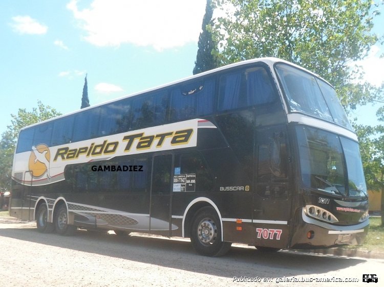 Mercedes-Benz O-400 RSD - Busscar Panorámico DD (en Argentina) - Rápido Tata
FVN 375
Interno 7077

Foto: "Truku" Gambadiez
Colección: Charly Souto
Palabras clave: Rápido Tata - Interno 7077