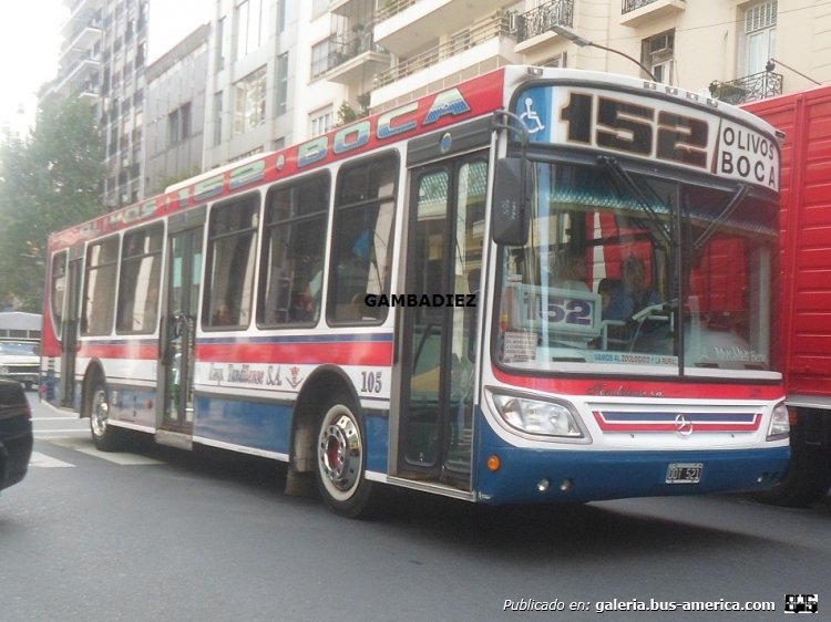 Mercedes-Benz OH 1718 L - Italbus Tropea - Tandilense
OOT 521
Línea 152 (Buenos Aires) - Interno 105
(Ex interno 25 de esta misma empresa)

Foto: "Truku" Gambadiez
Colección: Charly Souto
Palabras clave: Tandilense - Interno 105