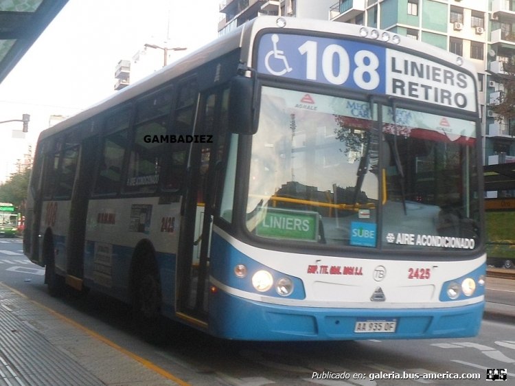 Agrale MT 15.0 LE - Todo Bus Pompeya II - Tte. Gral. Roca
AA 935 OF
Línea 108 (Buenos Aires) - Interno 2425

Foto: "Truku" Gambadiez
Colección: Charly Souto
Palabras clave: Tte. Gral. Roca - Interno 2425