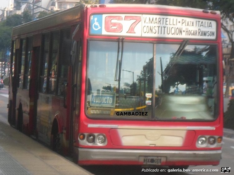 T.A.T.S.A. Puma D 12 - Transportes del Tejar
IEE366
http://galeria.bus-america.com/displayimage.php?pid=29601
http://galeria.bus-america.com/displayimage.php?pid=41791
http://galeria.bus-america.com/displayimage.php?pid=44003

Línea 67 (Buenos Aires), interno 64

Foto: "Truku" Gambadiez
Colección: Charly Souto
Palabras clave: Transportes del Tejar - Interno 64