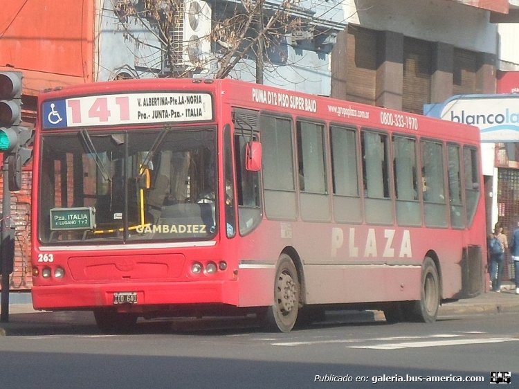 T.A.T.S.A. Puma D 12 - Plaza
IDD 640
Línea 141 (Buenos Aires) - Interno 263

Foto: "Truku" Gambadiez
Colección: Charly Souto
Palabras clave: Plaza - Interno 263