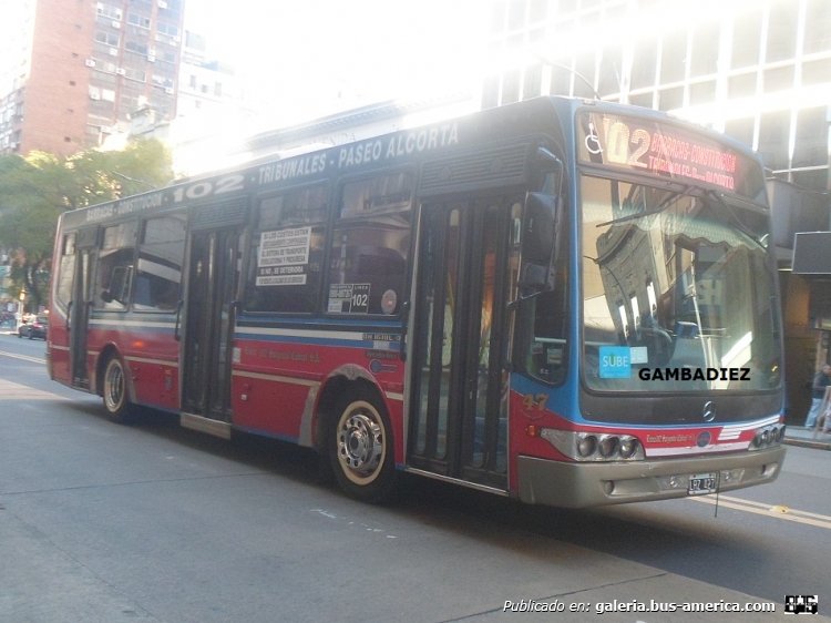 Mercedes-Benz OH 1618 L - Nuovobus - Sargento Cabral
LRZ 427
Línea 102 (Buenos Aires) - Interno 47

Foto: "Truku" Gambadiez
Colección: Charly Souto
Palabras clave: Sargento Cabral - Interno 47