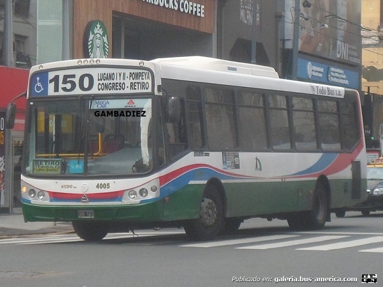 Agrale MT 15.0 LE - Todo Bus Pompeya II - N.U.D.O.
OBR 583
Línea 150 (Buenos Aires) - Interno 4005

Foto: "Truku" Gambadiez
Colección: Charly Souto
Palabras clave: N.U.D.O. - Interno 4005