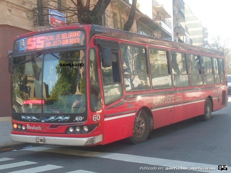 Mercedes-Benz OH 1618 L-SB - Nuovobus - Almafuerte
MBN 272
Línea 55 (Buenos Aires) - Interno 60

Foto: "Truku" Gambadiez
Colección: Charly Souto
Palabras clave: Almafuerte - Interno 60