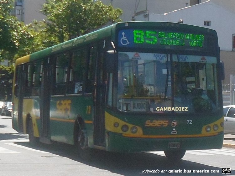 Agrale MT 15.0 LE - Todo Bus Pompeya II - S.A.E.S.
LDH 498
Línea 85 (Buenos Aires) - Interno 72

Foto: "Truku" Gambadiez
Colección: Charly Souto
Palabras clave: S.A.E.S. - Interno 72