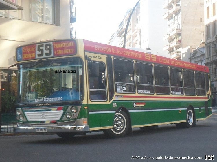Mercedes-Benz OH 1721 L-SB - Ugarte Europeo - M.O.C.B.A.
AB 978 TE
Línea 59 (Buenos Aires) - Interno 84 [desde Octubre 2017]

Foto: "Truku" Gambadiez
Colección: Charly Souto
Palabras clave: M.O.C.B.A. - Interno 84