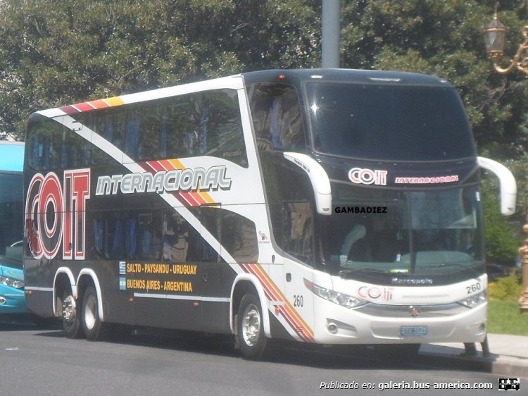 Scania K 400 IB - Marcopolo Paradiso 1800 DD G7 (para Uruguay) - COIT Internacional
STU 1521

COIT, interno 260
Línea internacional entre Uruguay & Argentina

Foto: "Truku" Gambadiez
Colección: Charly Souto
Palabras clave: COIT Internacional - Interno 260