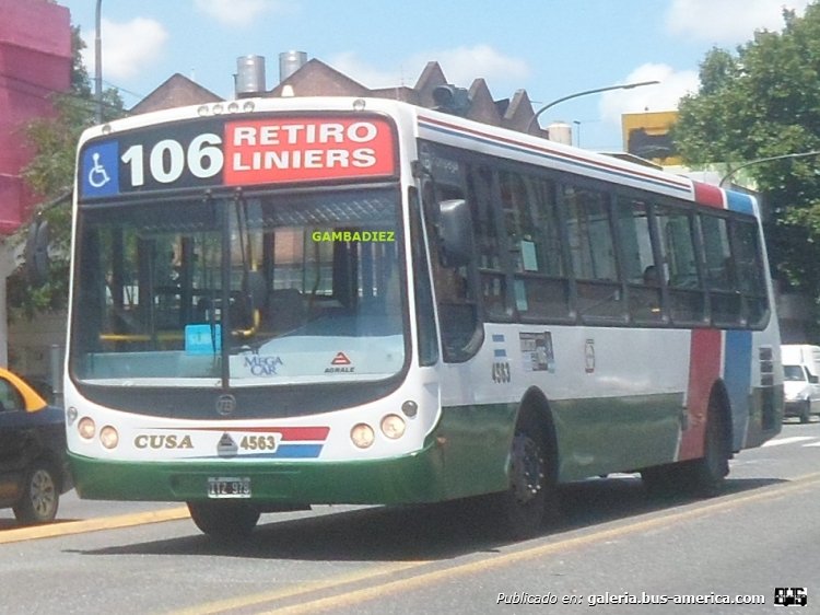 Agrale MT 15.0 LE - Todo Bus Pompeya - C.U.S.A.
ITZ 978
Línea 106 (Buenos Aires) - Interno 4563

Foto: "Truku" Gambadiez
Colección: Charly Souto

Palabras clave: C.U.S.A. - Interno 4563