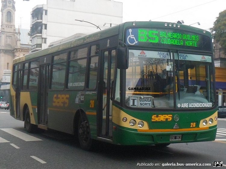Agrale MT 15.0 LE - Todo Bus Pompeya II - S.A.E.S.
OSK 953
Línea 85 (Buenos Aires) - Interno 26

Foto: "Truku" Gambadiez
Colección: Charly Souto
Palabras clave: S.A.E.S. - Interno 26