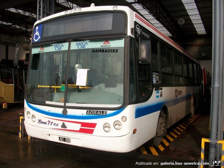 Agrale MT 15.0 LE - Todo Bus Pompeya - Línea 71 S.A.
JVZ 448
Línea 71 (Buenos Aires) - Interno 48

Foto: "Truku" Gambadiez
Colección: Charly Souto
Palabras clave: Línea71 S.A. - Interno 48