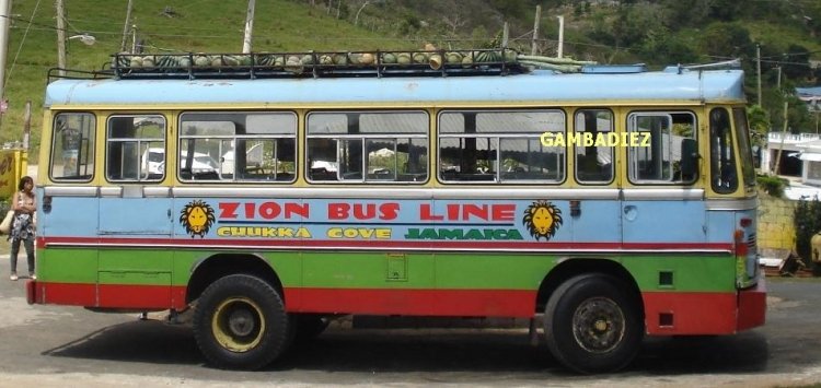 TATA (en Jamaica) - ZION BUS LINE
Foto: Sr. Julio Rodríguez
Colección: Charly Souto 
Palabras clave: ZION BUS LINE
