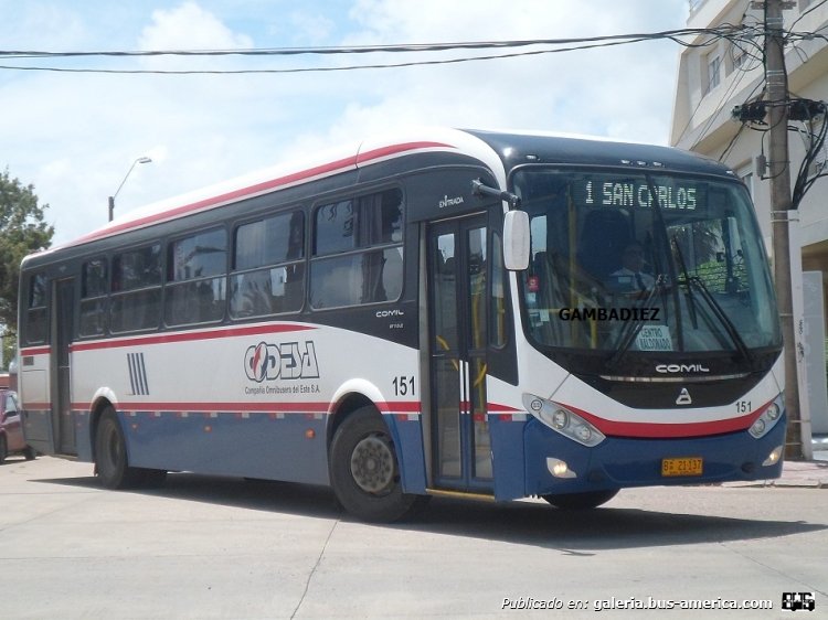 Agrale MT 17.0 LE - Comil (en Uruguay) - CODESA
B 21-137
Línea 1 - Interno 151

Foto: "Truku" Gambadiez
Colección: Charly Souto
Palabras clave: CODESA - Interno 151