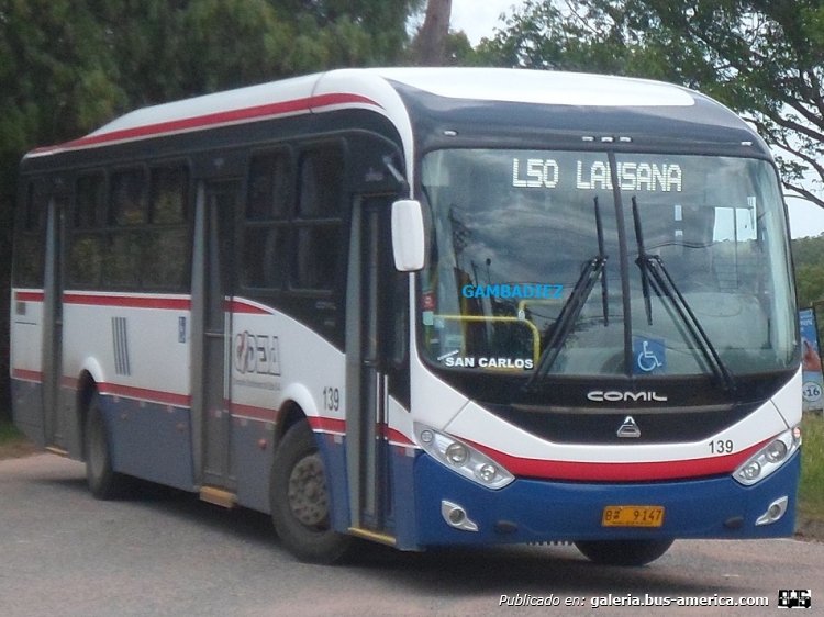 Agrale MT 17 - Comil (en Uruguay) - CODESA
B 9-147
Línea 50 - Interno 139

Foto: "Truku" Gambadiez
Colección: Charly Souto
Palabras clave: CODESA - Interno 139