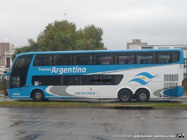 Mercedes-Benz O-500 RSD - Marcopolo Paradiso 1800 DD GVI (en Argentina) - Empresa Argentina
KVQ 673
Interno 4254

Foto: "Truku" Gambadiez
Colección: Charly Souto
Palabras clave: Empresa Argentina - Interno 4254